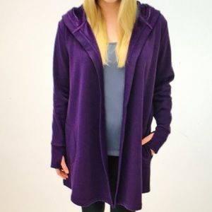 Active Life Open Front Hoodie Sweatshirt Jacket